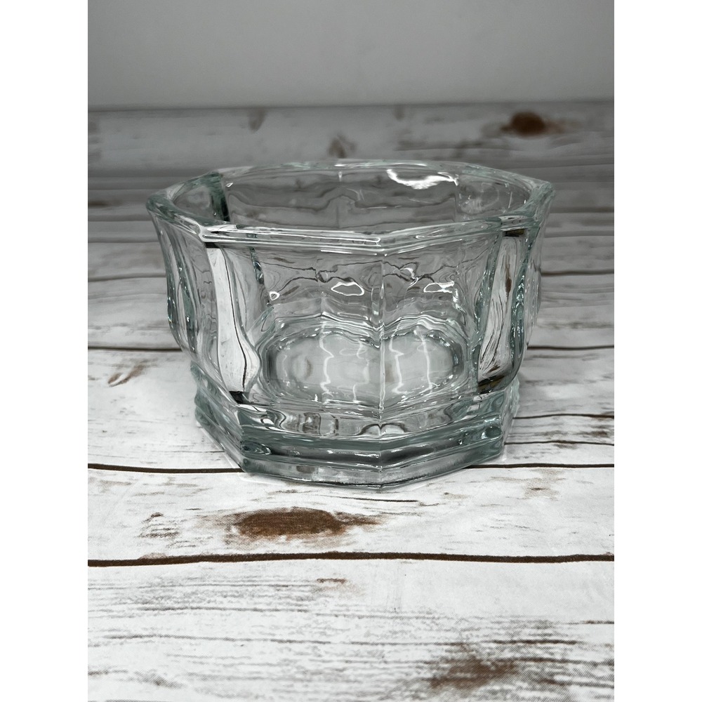 MCM Vintage Indiana Faceted Glass Concord Octagon‎ Bowl